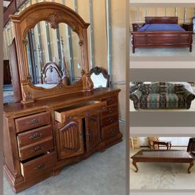 MaxSold Auction: This online auction features sofa, cabinet, dresser, chairs, bike, mirrors, king size bed frame, coffee table, office chairs, crib frame, dining chair, dining table, organizer shelves, scale, filing cabinet, phones and wirings and much more!